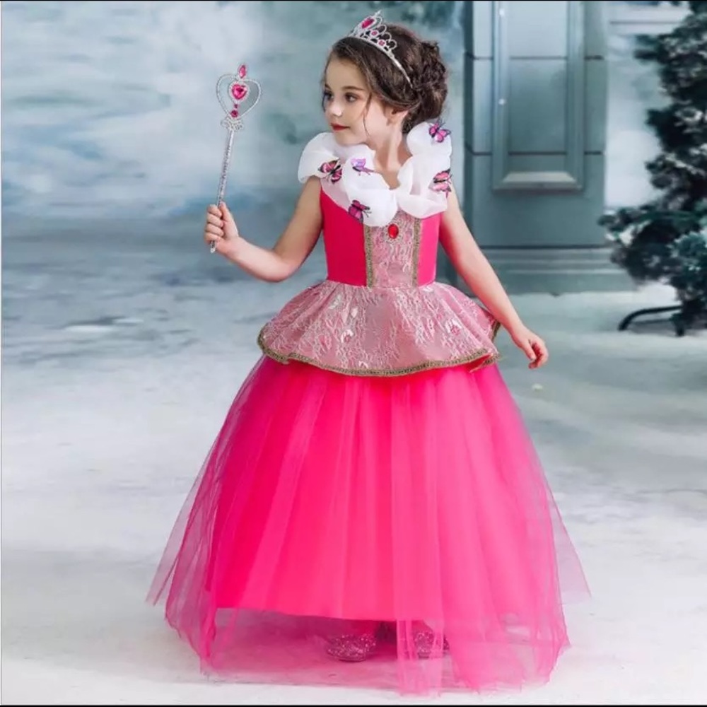 Fancy Embroidered Butterfly princess costume dress - Picture 7 of 9